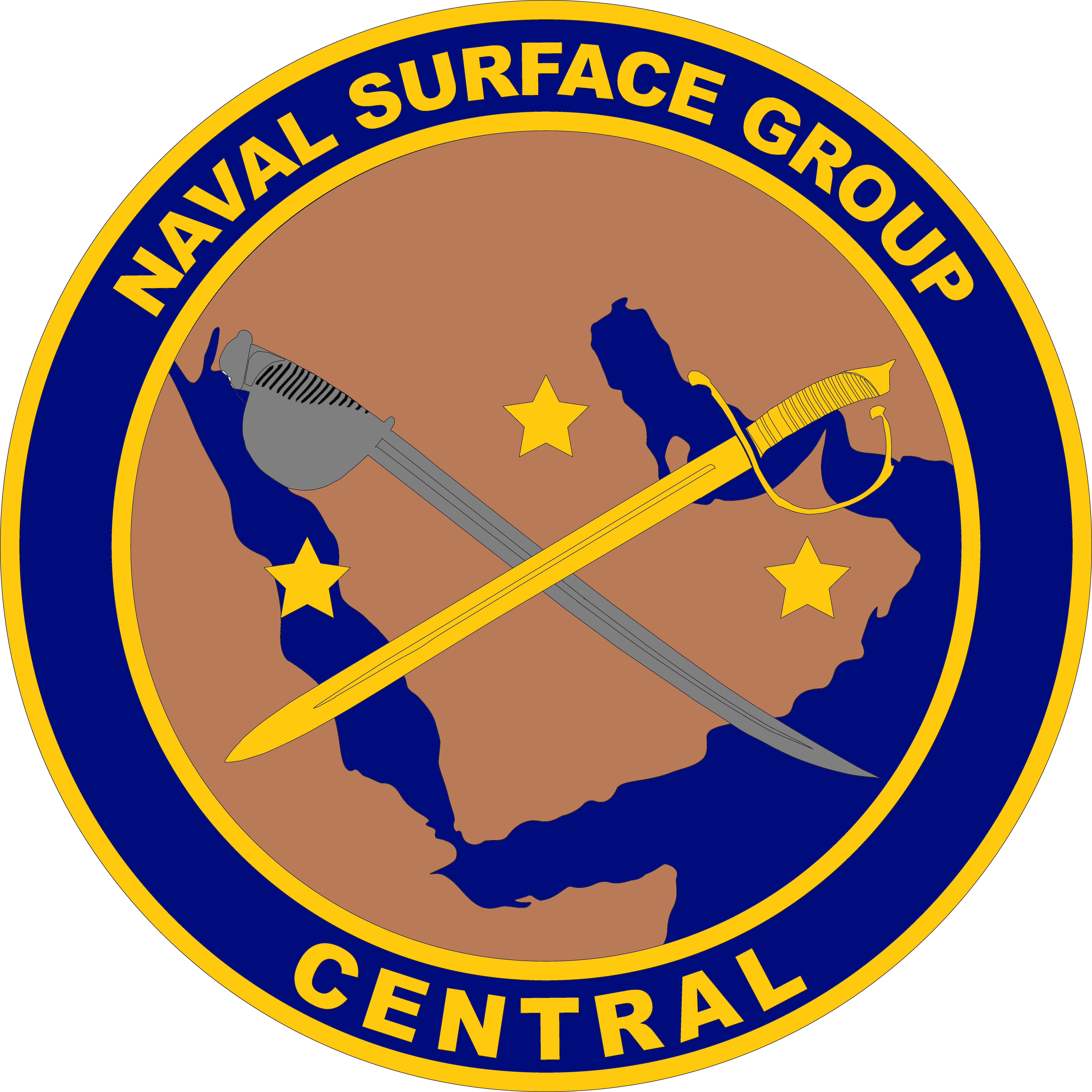 Commander, Naval Surface Group Central (CNSGC) Logo